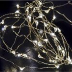 100 MICROLED ΑΣΗΜΙ ΛΕΥΚΟ ΣΤΑΘΕΡΟ 10ΜΕΤΡΑ ΕΣΩΤ AND ΕΞΩΤ ΧΩΡΟΥ