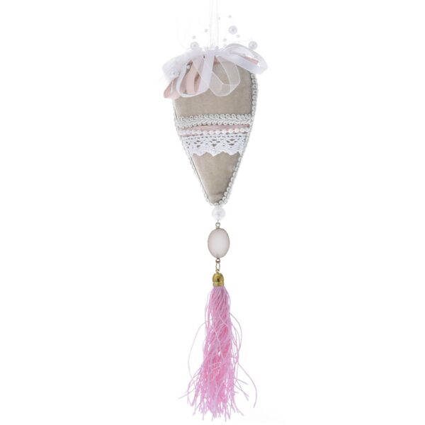 ΚΡΕΜ ΡΟΖ ΒΕΛΟΥΔΙΝΗ ΚΑΡΔΙΑ ΣΤΟΛΙΔΙ 8Χ38ΕΚ