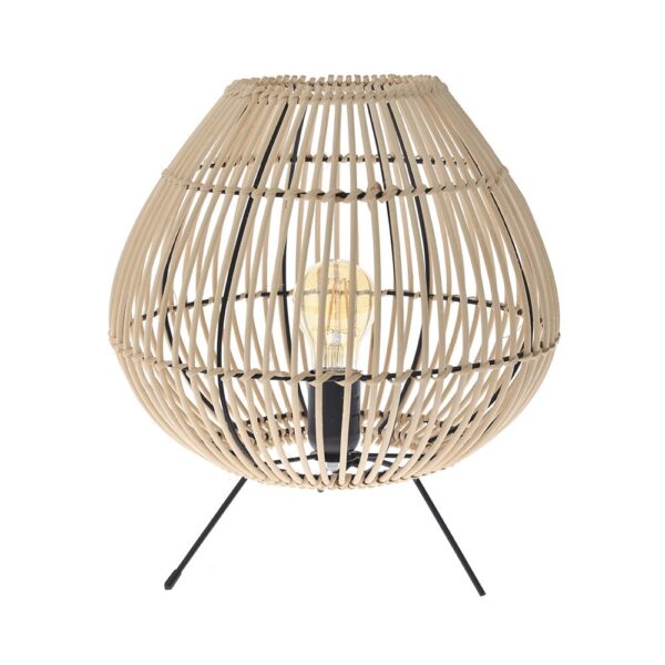 ΕΠΙΤΡΑΠΕΖΙΟ ΛΑΜΠΑΤΕΡ RATTAN Φ31Χ33ΕΚ