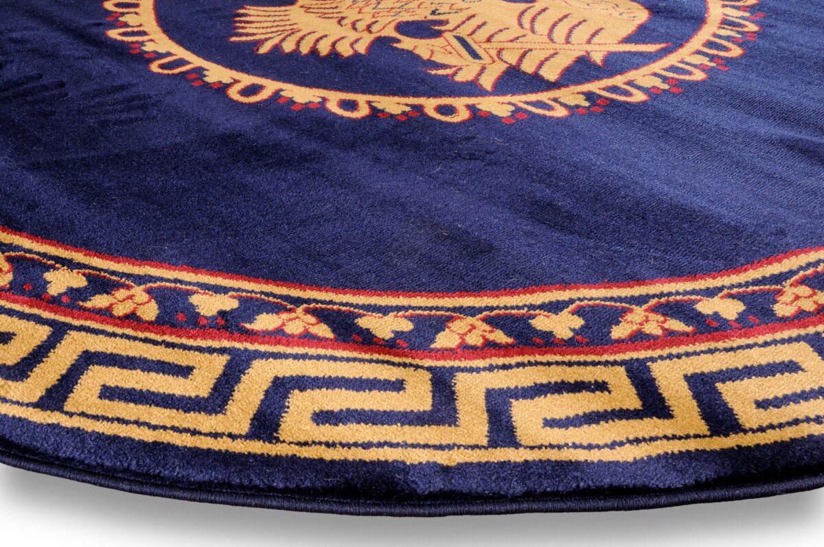 ΧΑΛΙ ΕΚΚΛΗΣΙΑΣΤΙΚΟ LYDIA 2128A NAVY ΣΤΡΟΓΓΥΛΟ - 250X250  NewPlan - Image 2