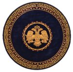 ΧΑΛΙ ΕΚΚΛΗΣΙΑΣΤΙΚΟ LYDIA 2128A NAVY ΣΤΡΟΓΓΥΛΟ - 250X250  NewPlan