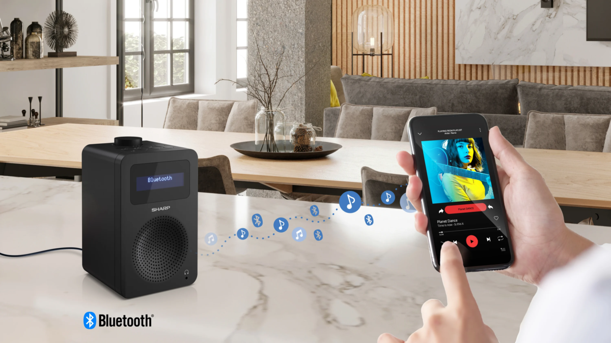 SHARP ΨΗΦΙΑΚΟ ΡΑΔΙΟΦΩΝΟ DAB/BT DR-430BK - Image 2