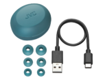 JVC ΑΚΟΥΣΤΙΚΑ GUMY TRUE WIRELESS BT EARBUDS HA-A5T-ZN ΠΡΑΣΙΝΟ - Image 3