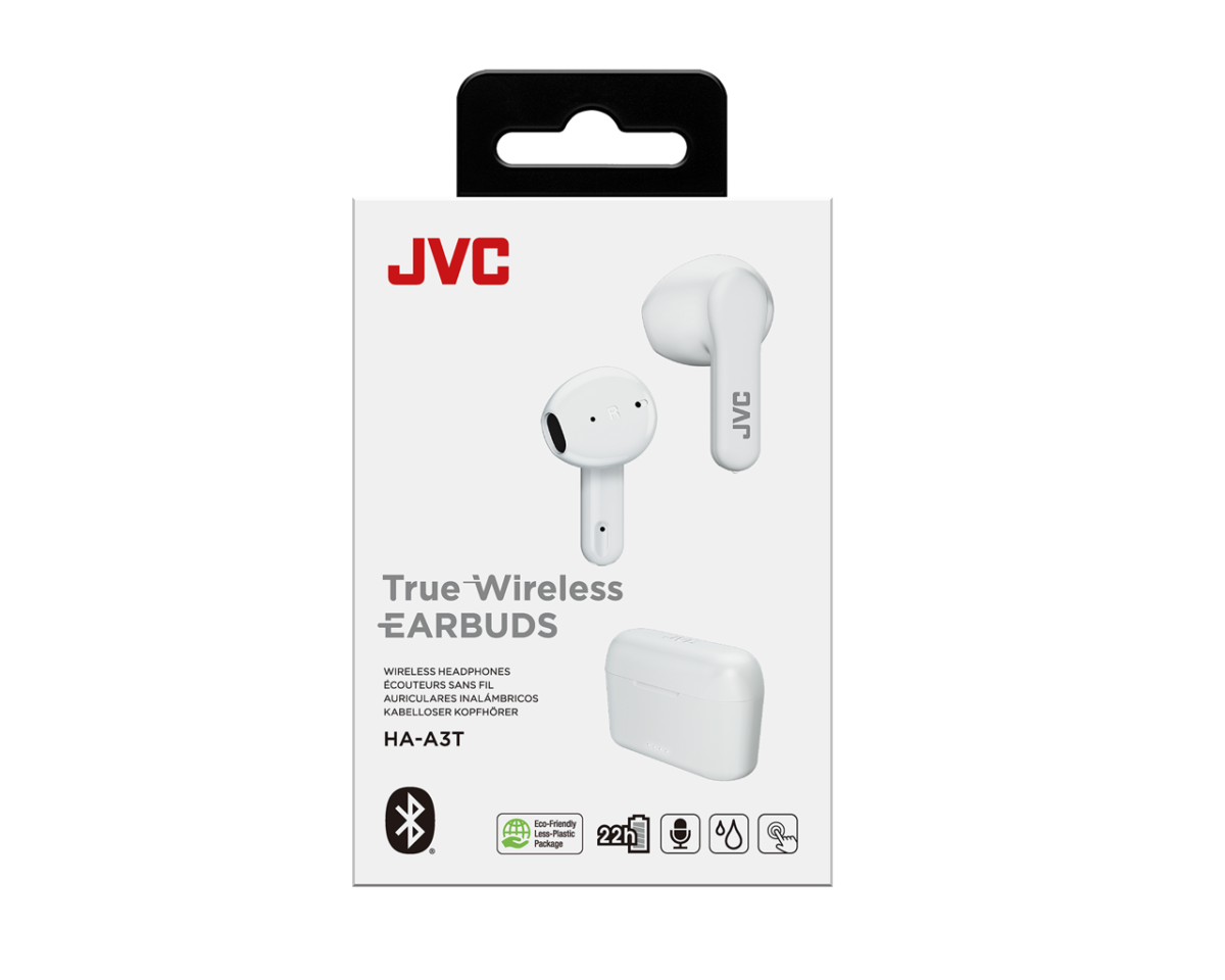 JVC AΚΟΥΣΤΙΚΑ EARBUDS ΛΕΥΚΟ HA-A3T-W - Image 3