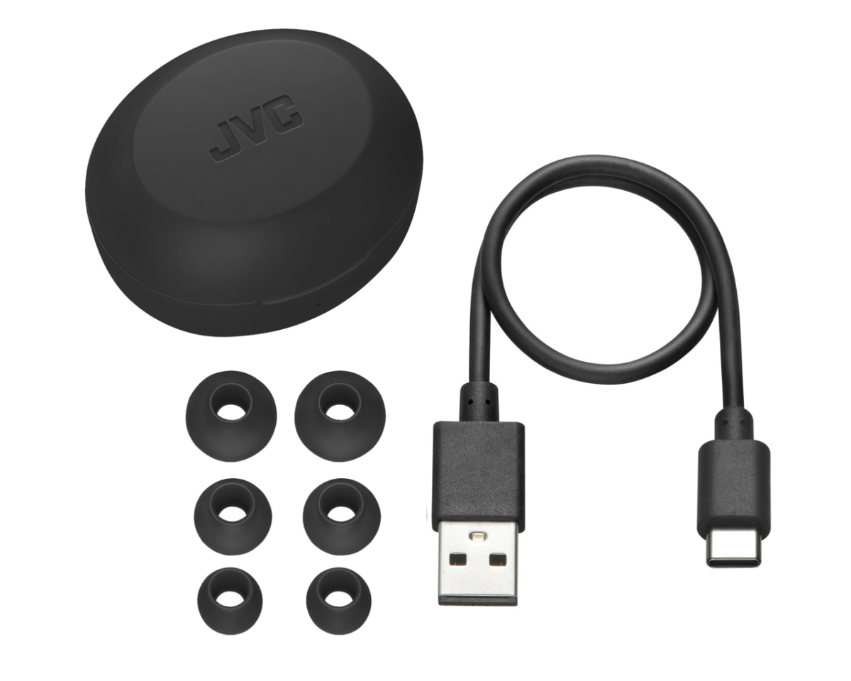 JVC_HA-A5T-BN-E_accesories JVC ΑΚΟΥΣΤΙΚΑ GUMY TRUE WIRELESS BT EARBUDS HA-A5T-ΒΝ ΜΑΥΡΟ - Image 3