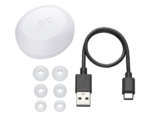 JVC ΑΚΟΥΣΤΙΚΑ GUMY TRUE WIRELESS BT EARBUDS HA-A5T-WN ΛΕΥΚΟ - Image 3