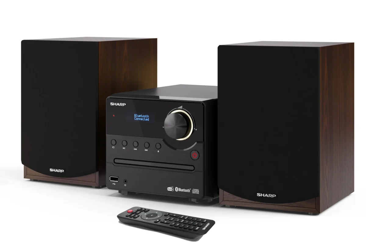 SHARP HI-FI MICRO SYSTEM BROWN XLB517DBR - Image 2