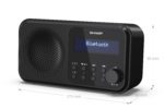SHARP DIGITAL RADIO BLACK DR-P420 - Image 2