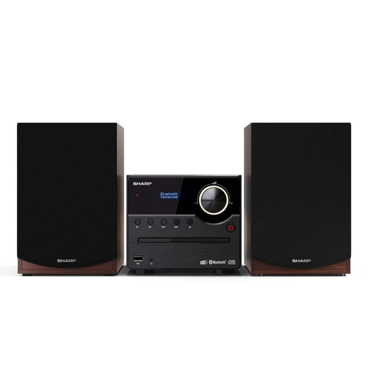 SHARP HI-FI MICRO SYSTEM BROWN XLB517DBR