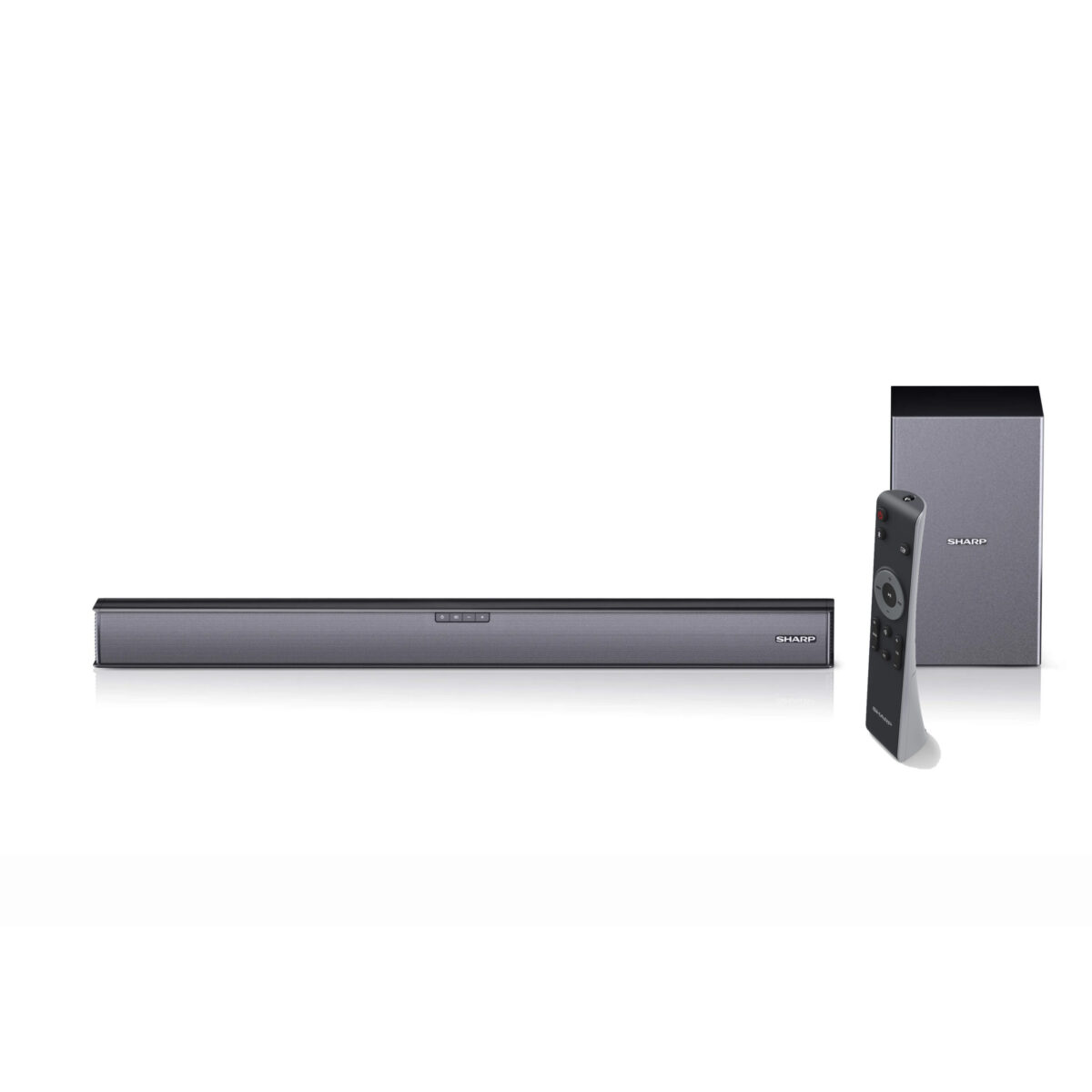 SHARP 2.1 SLIM SOUNDBAR SYSTEM WITH WIRELESS SUBWOOFER HTSBW182 SHARP 2.1 SLIM SOUNDBAR SYSTEM WITH WIRELESS SUBWOOFER HTSBW182