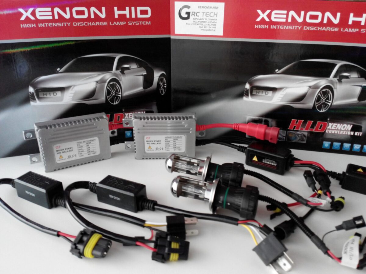 GRC TECH XENON 24 VOLT H4 H/L 6000k  55 WATT QUICK START FULL CAN