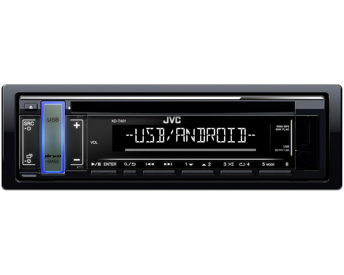 JVC KD-T401 RADIO CD/USB/VARIO COLOR JVC KD-T401 RADIO CD/USB/VARIO COLOR