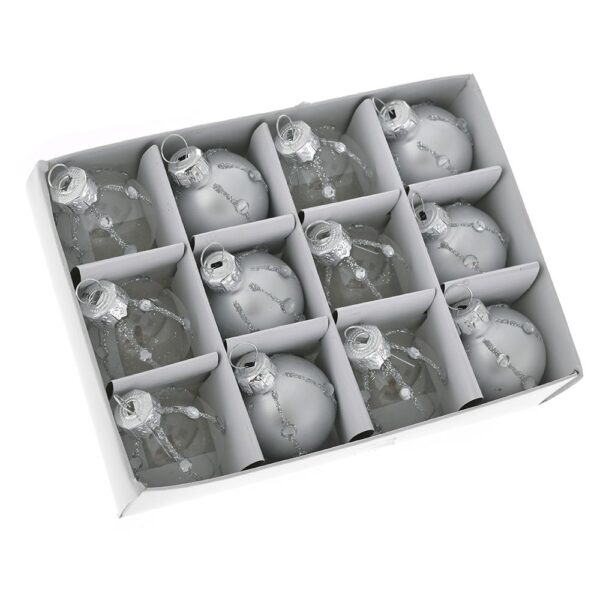 ΔΙΑΦΑΝΗ ΑΣΗΜΙ ΓΥΑΛΙΝΗ ΜΙΝΙ ΜΠΑΛΑ 3ΕΚ ΣΕΤ 12