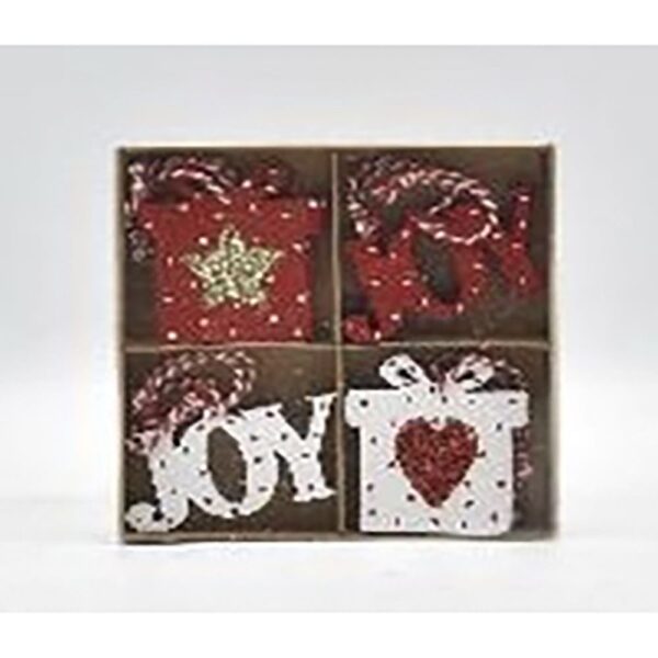ΣΕΤ 8 ΞΥΛΙΝΑ ΚΡΕΜΑΣΤΑ ΣΤΟΛΙΔΙΑ JOY GIFT ΣΕ ΚΟΥΤΙ 12Χ12ΕΚ