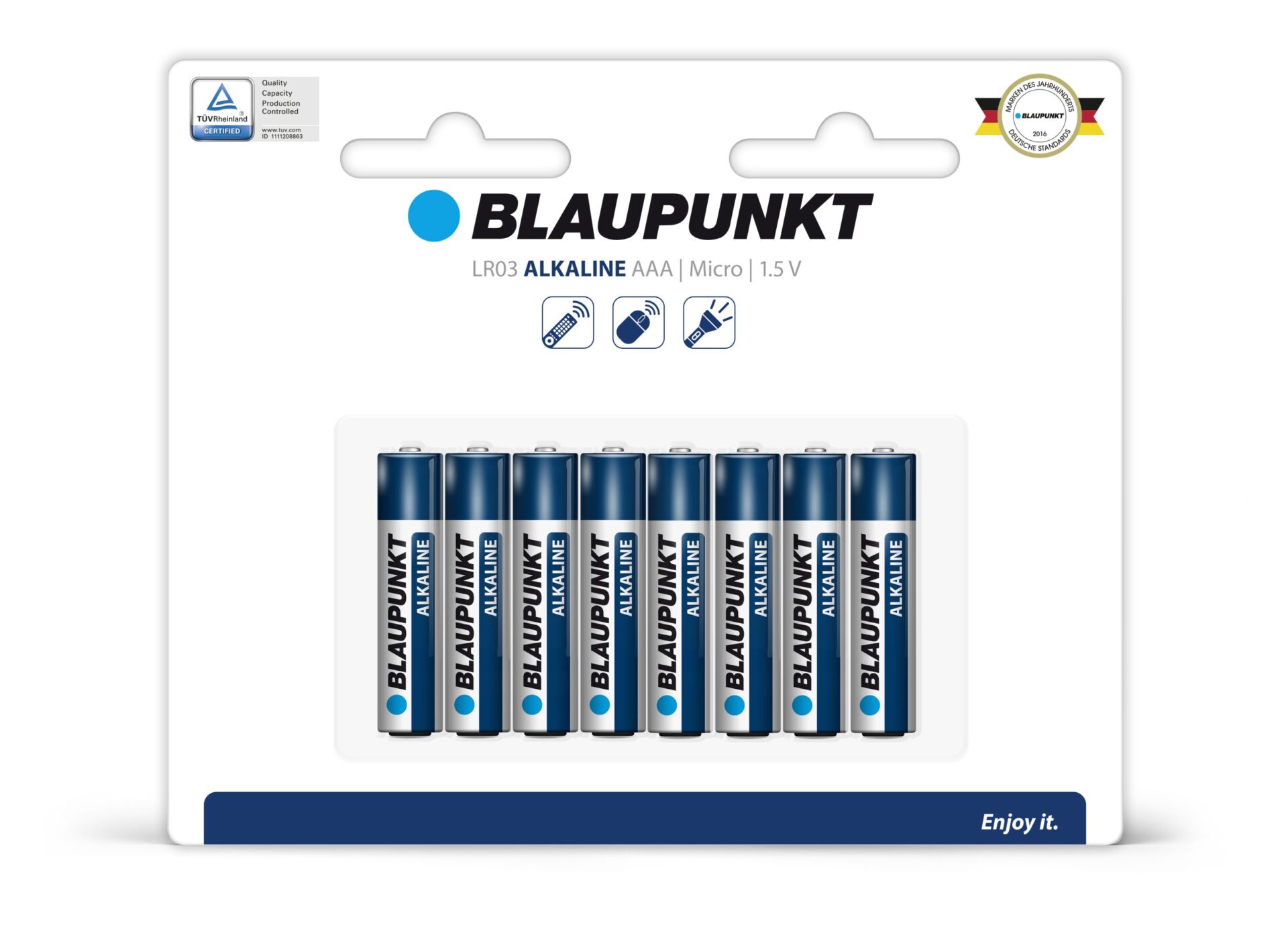 BLAUPUNKT ΜΠΑΤ.LR03 AAA EVERYDAY HIGH TECH SUPER ALKALINE (8TEM) BLAUPUNKT ΜΠΑΤ.LR03 AAA EVERYDAY HIGH TECH SUPER ALKALINE (8TEM)