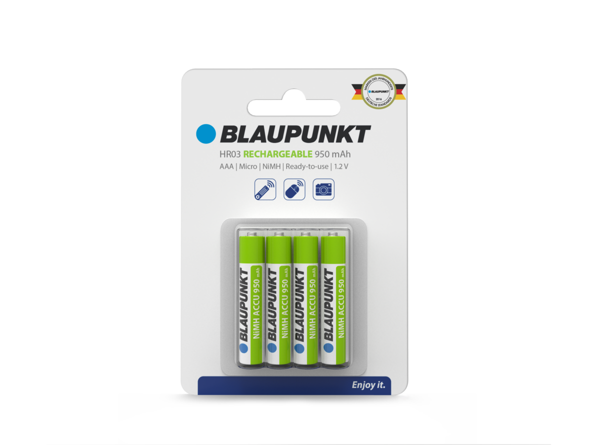 BLAUPUNKT ΕΠΑΝΑΦ/ΜΕΝΗ ΜΠΑΤ.HR03 ACCU 950 mAh AAA (4ΤΕΜ)