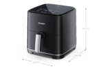 SHARP AIR FRYER 5.5L AF-GS552AE-B - Image 3