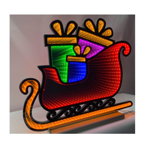 INFINITY ΦΩΤΙΖΟΜΕΝΟ ΕΛΚΗΘΡΟ ΜΕ ΔΩΡΑ 64Χ46ΕΚ ΔΙΠΛΗΣ ΟΨΗΣ ΣΕ ΞΥΛΙΝΗ ΒΑΣΗ