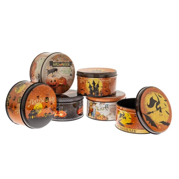 ΜΕΤΑΛΛΙΚΟ ΣΤΡΟΓΓΥΛΟ ΚΟΥΤΙ HALOWEEN Φ13