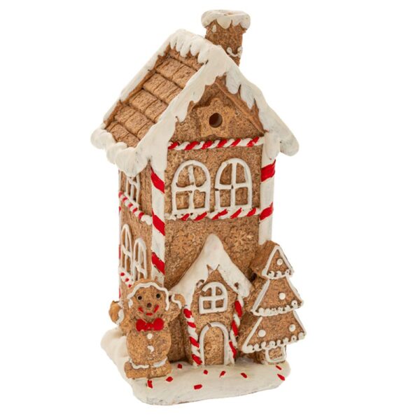 ΚΑΦΕ ΠΟΛΥΡΕΖΙΝ GINGERBREAD ΣΠΙΤΙ 9Χ8Χ16ΕΚ