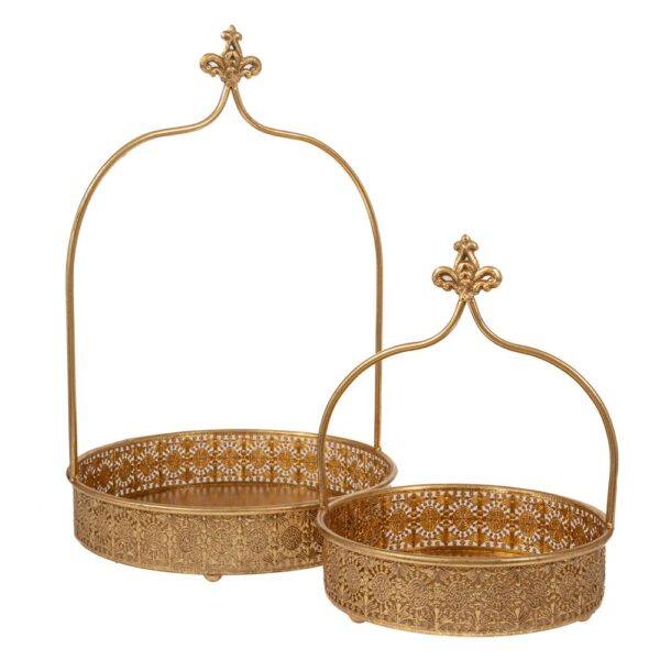 ΣΕΤ 2 ΧΡΥΣΟΣ ΜΕΤΑΛΛΙΚΟΣ ΔΙΣΚΟΣ ΜΕ ΧΕΡΟΥΛΙ 28