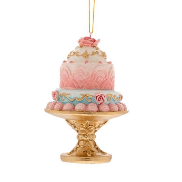 ΡΟΖ ΠΟΛΥΡΕΖΙΝ ΤΟΥΡΤΑ ΚΡΕΜΑΣΤΟ ΣΤΟΛΙΔΙ 7Χ7Χ11ΕΚ