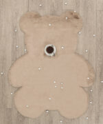 ΧΑΛΙ PUFFY FC5 TAUPE BEAR ANTISLIP - 090X110  NewPlan - Image 5