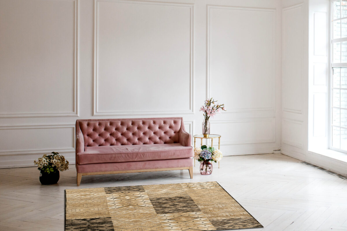 Luxury rich living room interior design with elegant classic furniture and wall decorations. Large light white room with big window ΧΑΛΙ  VINTAGE 183/493330 - 200X300  NewPlan - Image 5