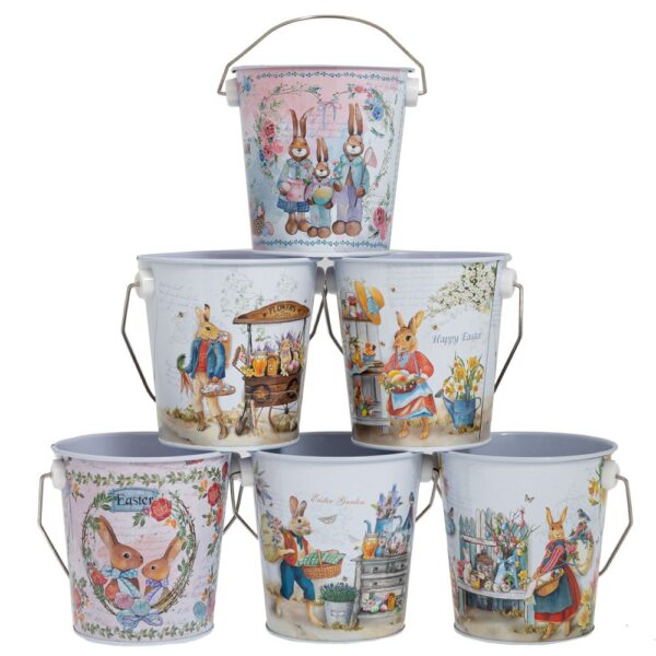 ΠΑΣΧΑΛΙΝΟ ΜΕΤΑΛΛΙΚΟ ΚΟΥΒΑΔΑΚΙ 13Χ9Χ12ΕΚ 6 ΣΧΕΔΙΑ