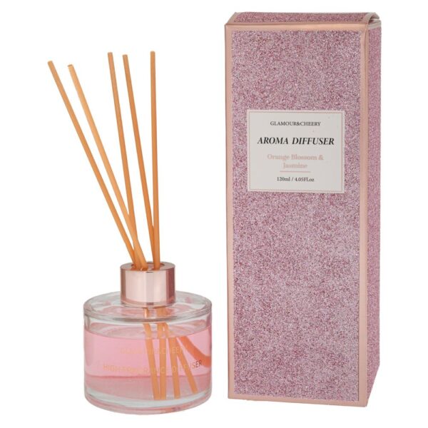 ΡΟΖ ΑΡΩΜΑΤΙΚΟ ΣΤΙΚ ΜΕ GLITTER 120ML  Orange Blossom AND Jasmine
