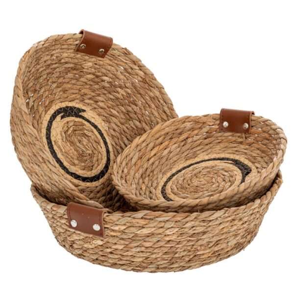 ΣΕΤ 3 ΦΥΣΙΚΟ ΚΑΛΑΘΙ 30Χ7 26Χ6 23Χ5ΕΚ ΣΤΡΟΓΓΥΛΟ ΑΠΟ ΥΑΚΙΝΘΟ