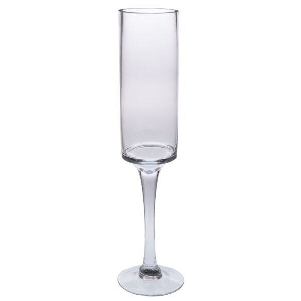 ΔΙΑΦΑΝΟ ΒΑΖΟ ΜΕ ΠΟΔΙ Φ 10Χ50 ΕΚ