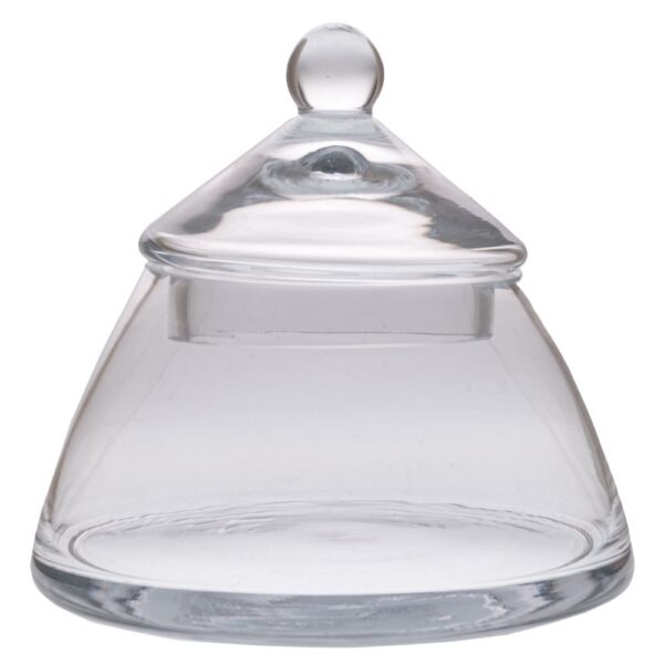 ΓΥΑΛΙΝΟ ΔΙΑΦΑΝΟ ΒΑΖΟ ΜΕ ΚΑΠΑΚΙ Φ 21Χ20 ΕΚ