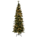 ΔΕΝΔΡΟ PRE-LIT SLIM ALPINE 210EK ΜΕ 300 LED ΘΕΡΜΟ ΛΕΥΚΟ