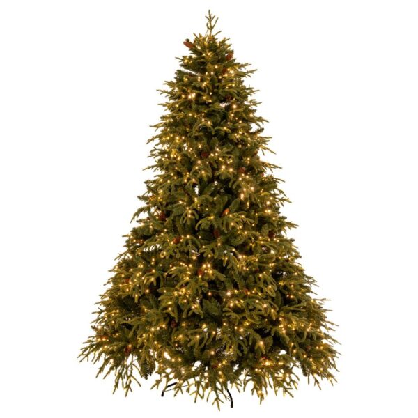 ΔΕΝΔΡΟ   PRE LIT FRANKLIN FIR   300ΕΚ ΜΕ 3100 LED ΘΕΡΜΟ ΛΕΥΚΟ AND ΠΟΛΥΧΡΩΜΑ