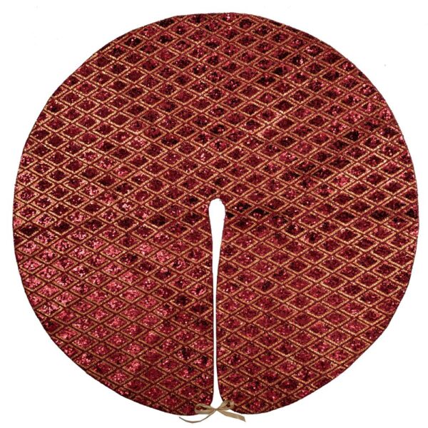 ΠΟΔΙΑ ΔΕΝΤΡΟΥ  JULIET WITH BAGGING LONETA FOIL 120cm ΚΟΚΚΙΝΟ-ΧΡΥΣΟ