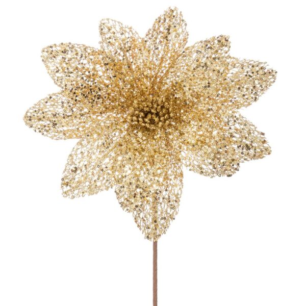 ΧΡΥΣΟ GLITTER ΑΛΕΞΑΝΔΡΙΝΟ ΚΛΑΔΙ ΜΕ ΠΟΥΛΙΕΣ 60ΕΚ