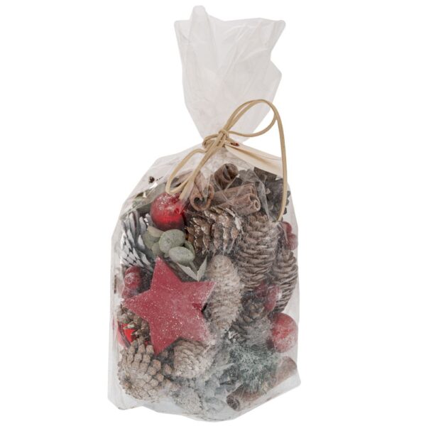 ΚΟΚΚΙΝΑ ΧΙΟΝΙΣΜΕΝΑ ΚΟΥΚΟΥΝΑΡΙΑ ΣΕ ΣΑΚΟΥΛΑΚΙ 55ΤΕΜ.