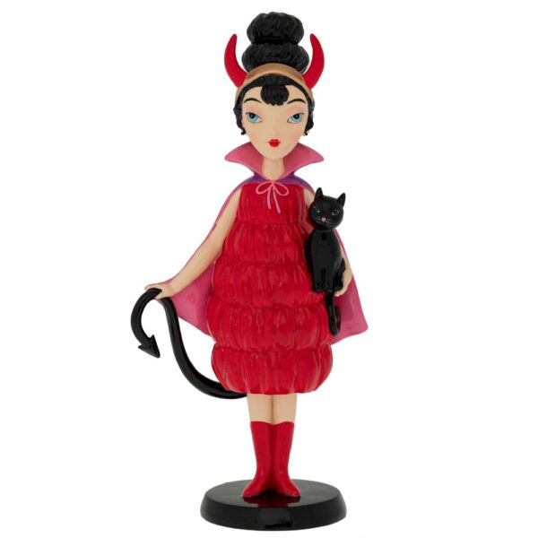 KOKKINH ΠΟΛΥΡΕΖΙΝ ΜΙΝΙΑΤΟΥΡΑ (ΔΙΑΒΟΛΑΚΙ) 11Χ7Χ22ΕΚ HALLOWEEN