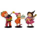 ΣΕΤ 3 ΠΟΛΥΡΕΖΙΝ ΦΙΓΟΥΡΕΣ HALLOWEEN 12Χ8Χ16ΕΚ