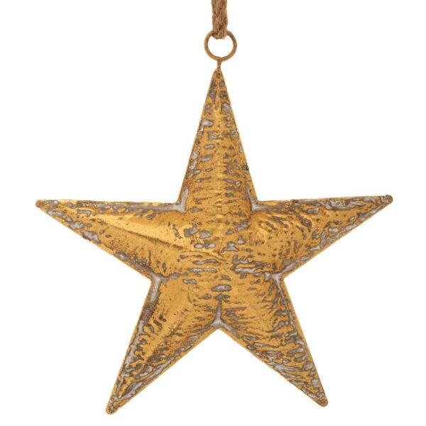 ΧΡΥΣΟ ΜΕΤΑΛΛΙΚΟ ΚΡΕΜΑΣΤΟ ΑΣΤΕΡΙ ΣΤΟΛΙΔΙ 33.5Χ6.5Χ35.5ΕΚ