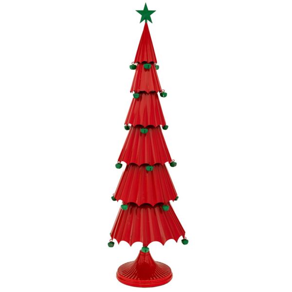 ΚΟΚΚΙΝΟ ΜΕΤΑΛΛΙΚΟ ΔΕΝΤΡΟ ΜΕ ΒΑΣΗ 28.5Χ28.5Χ96.5