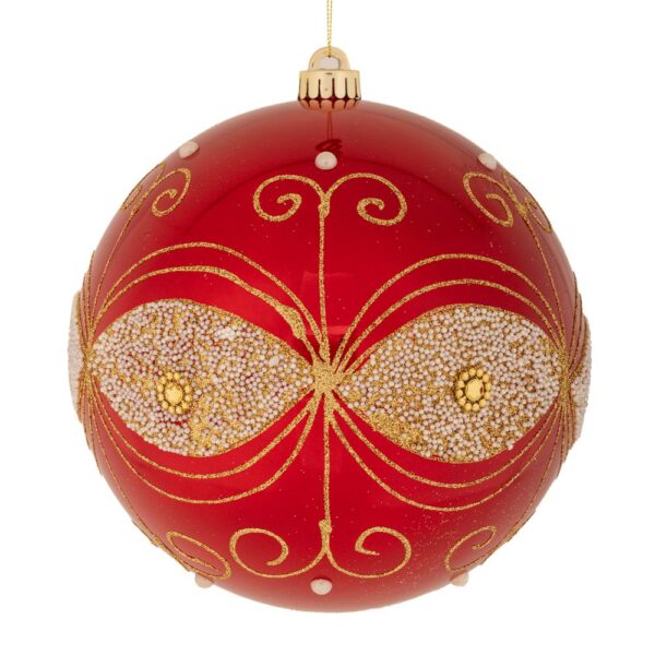 ΚΟΚΚΙΝΗ ΠΕΡΛΕ ΠΛΑΣΤΙΚΗ ΜΠΑΛΑ ΜΕ ΣΧΕΔΙΟ 25ΕΚ