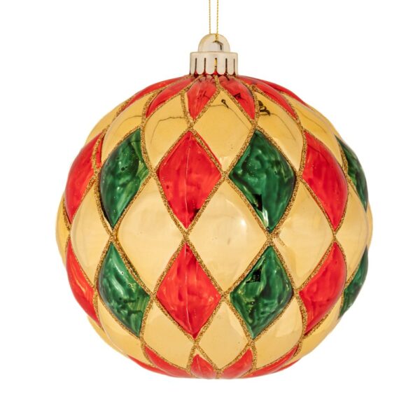 ΚΟΚΚΙΝΗ ΠΡΑΣΙΝΗ ΓΥΑΛΙΣΤΕΡΗ ΠΛΑΣΤΙΚΗ ΜΠΑΛΑ ΜΕ ΣΧΕΔΙΟ 12ΕΚ