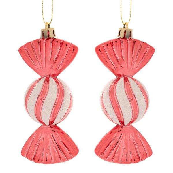 ΣΕΤ 2 ΡΟΖ ΓΥΑΛΙΣΤΕΡΗ ΠΛΑΣΙΚΗ ΚΡΕΜΑΣΤΗ ΚΑΡΑΜΕΛΑ 5Χ4Χ11ΕΚ