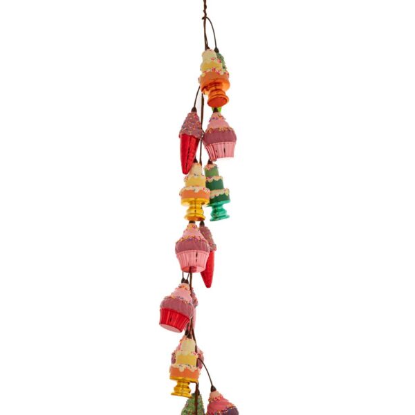 ΓΙΡΛΑΝΤΑ ΜΕ ΠΟΛΥΧΡΩΜΑ ΠΛΑΣΤΙΚΑ ΣΤΟΛΙΔΙΑ ΠΑΓΩΤΟ ΚΕΙΚ 120ΕΚ