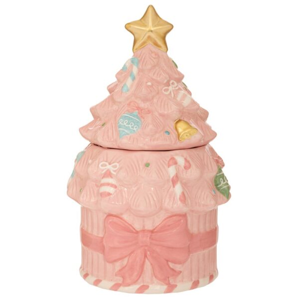 ΡΟΖ ΚΕΡΑΜΙΚΗ ΜΠΙΣΚΟΤΙΕΡΑ ΧΡΙΣΤΟΥΓΕΝΝΙΑΤΙΚΟ ΔΕΝΤΡΟ 16