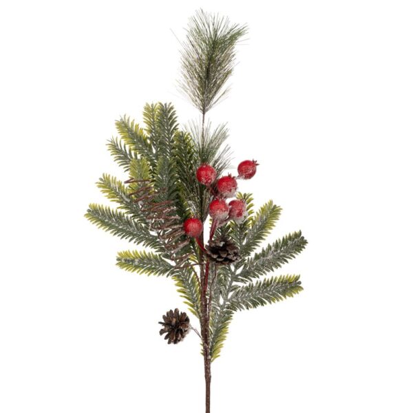 ΠΡΑΣΙΝΟ ΠΑΓΩΜΕΝΟ ΚΛΑΔΙ ΜΕ BERRIES ΚΑΙ ΚΟΥΚΟΥΝΑΡΙΑ 72ΕΚ