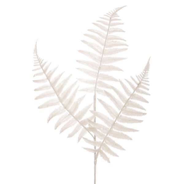 ΛΕΥΚΟ ΚΛΑΔΙ ΦΤΕΡΗ ΜΕ GLITTER 83ΕΚ