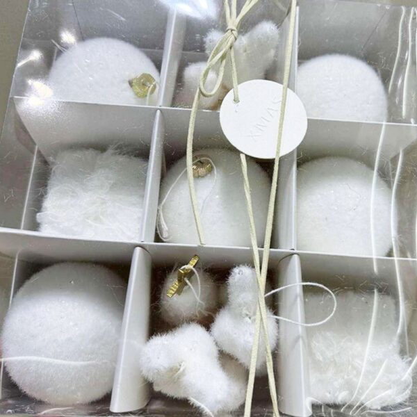 ΣΕΤ 12 ΛΕΥΚΑ ΥΦΑΣΜΑΤΙΝΑ ΣΤΟΛΙΔΙΑ ΣΕ ΚΟΥΤΙ   24Χ24Χ10ΕΚ